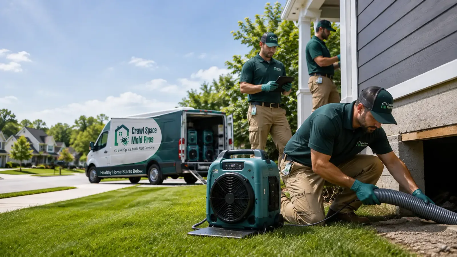 Crawl Space Mold Removal in Fountain, MI